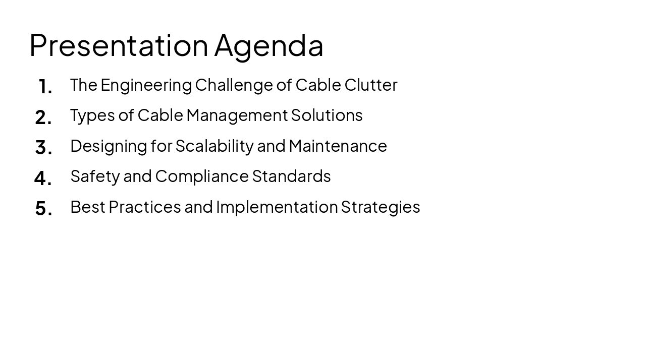 Slide 2 - Presentation Agenda