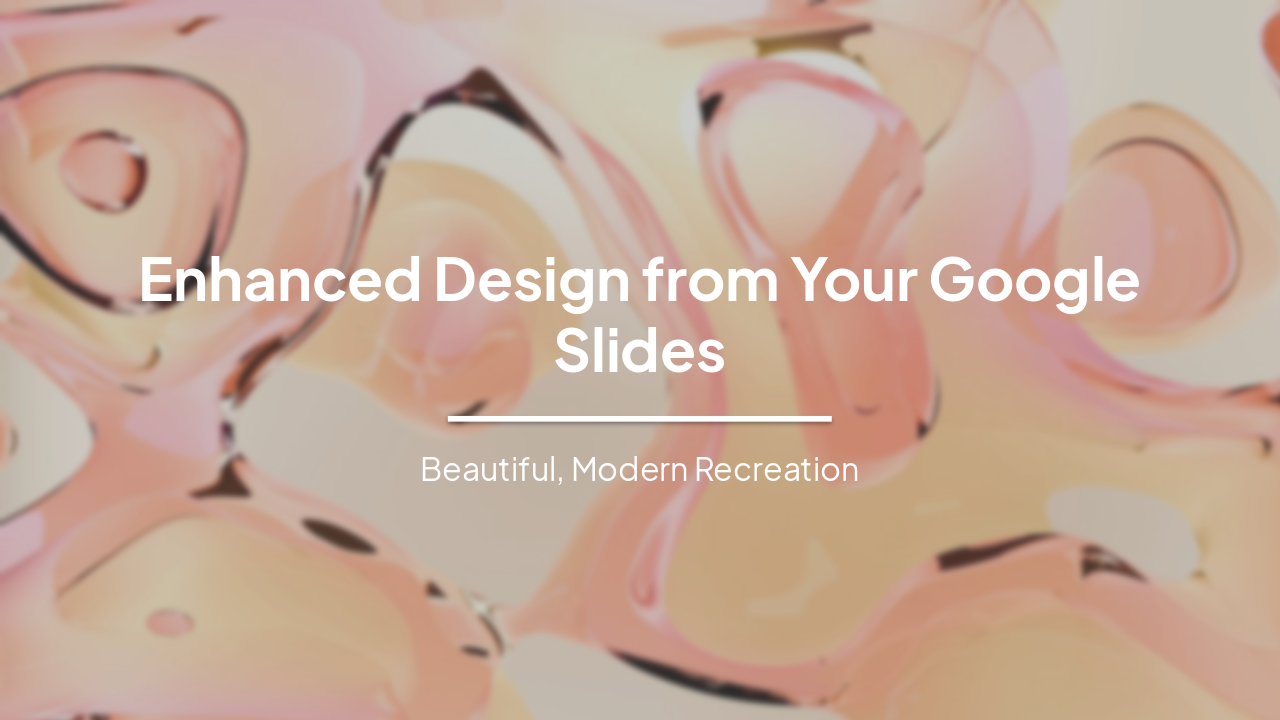 Enhanced Designs for Your Google Slides