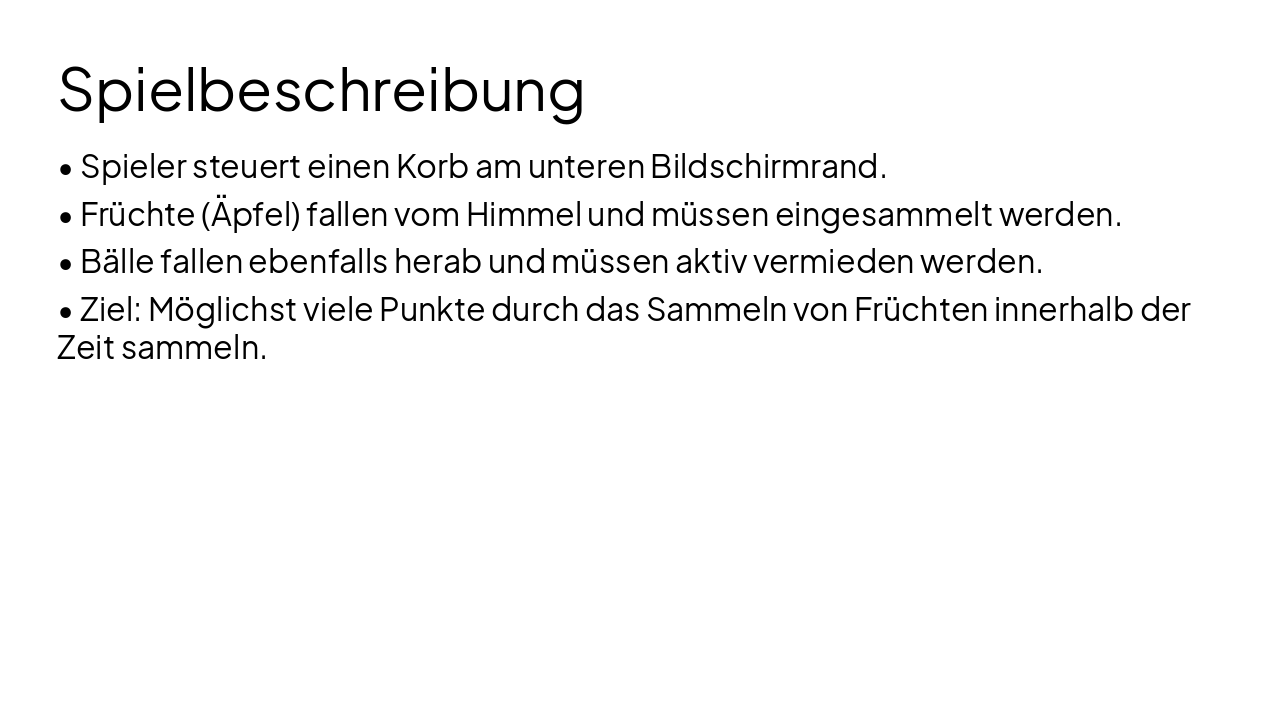 Slide 2 - Spielbeschreibung