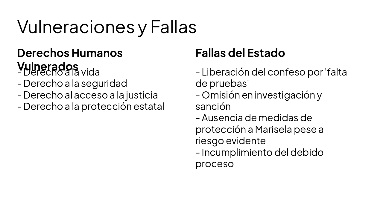 Slide 17 - Vulneraciones y Fallas