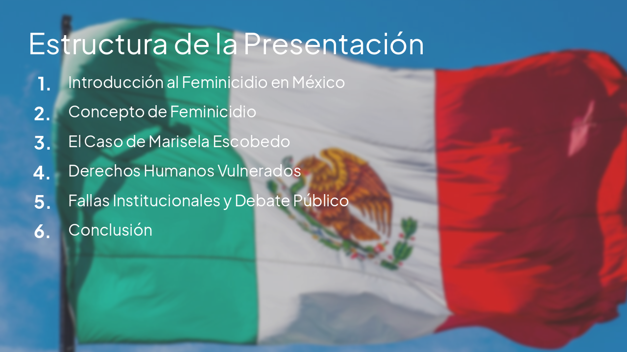 Slide 3 - Estructura de la Presentación