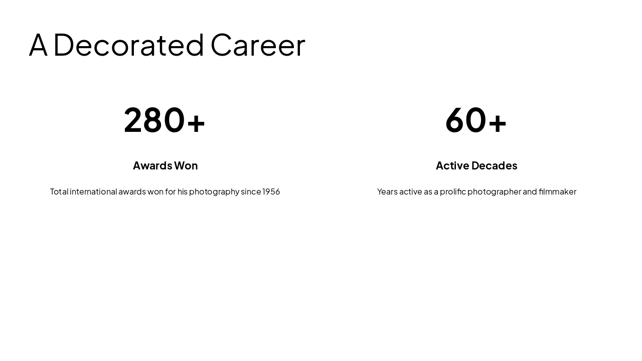 Slide 4 - A Decorated Career