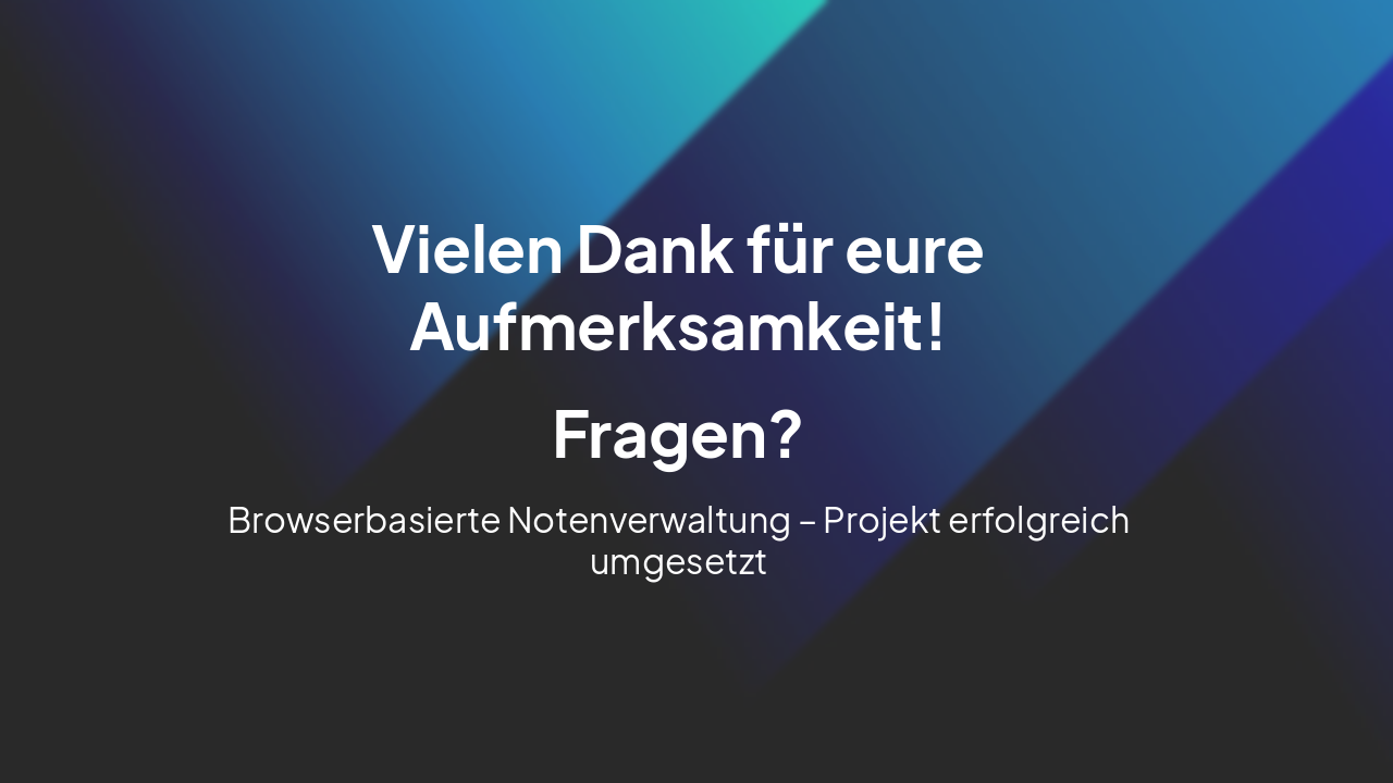 Slide 18 - Vielen Dank