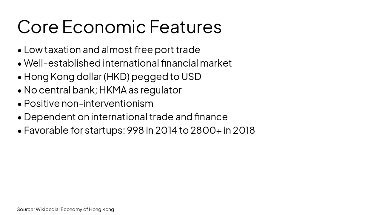 Slide 12 - Core Economic Features