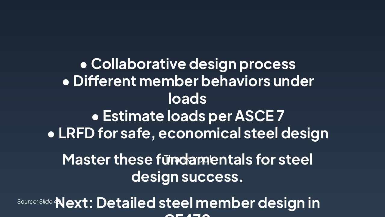 Slide 8 - Summary & Key Takeaways