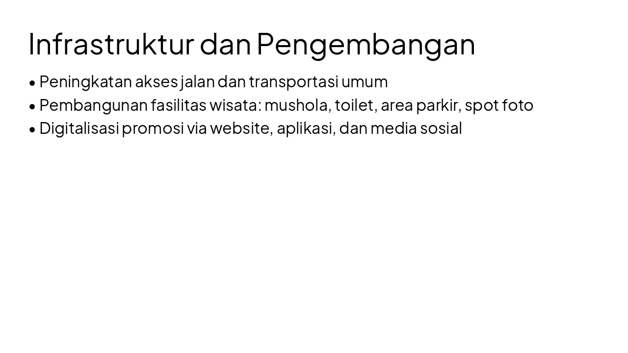Slide 5 - Infrastruktur dan Pengembangan