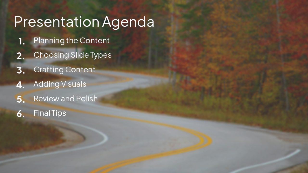 Slide 2 - Presentation Agenda