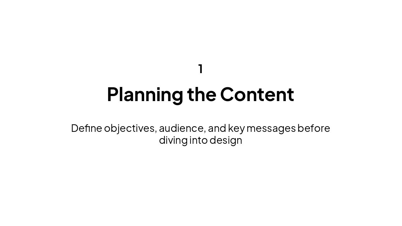 Slide 3 - Planning the Content