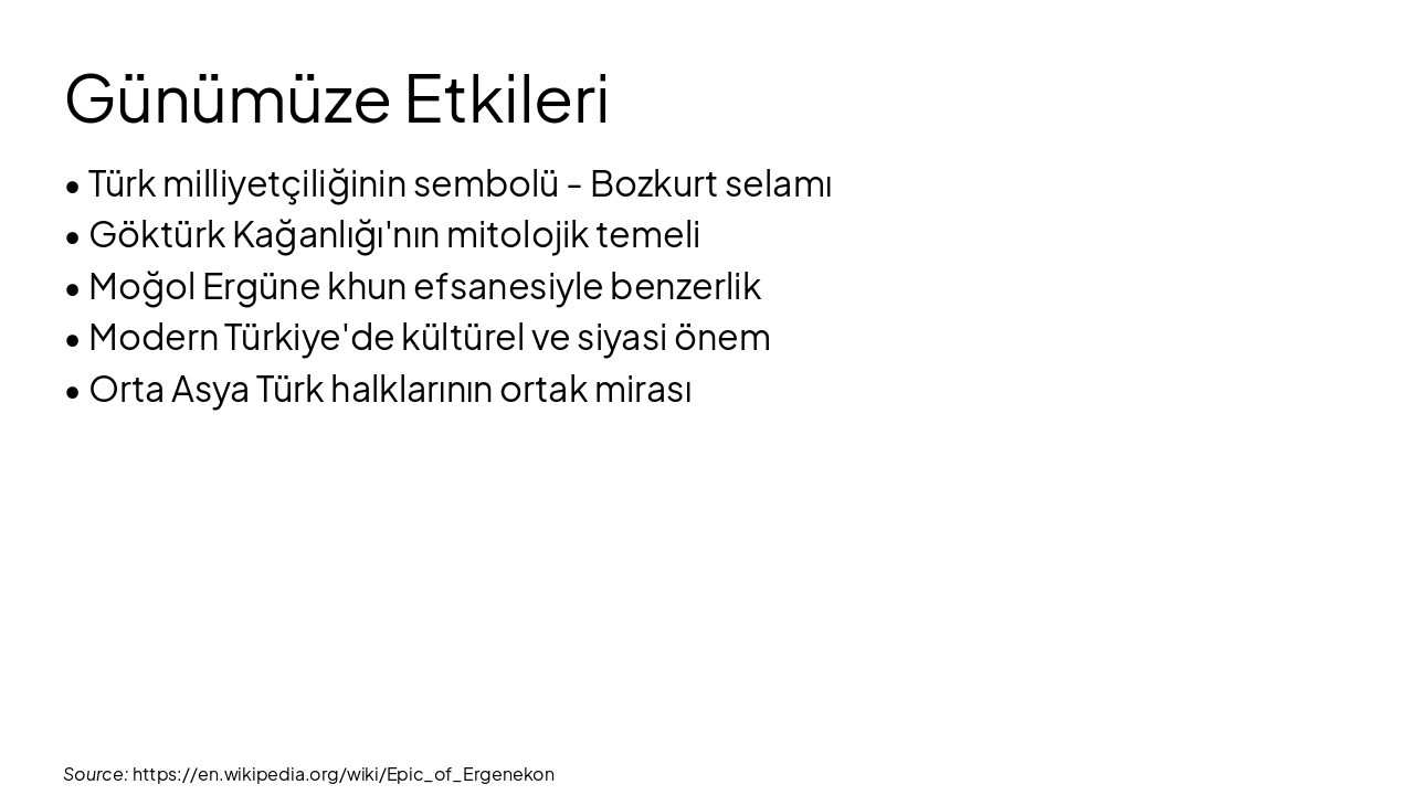 Slide 12 - Günümüze Etkileri