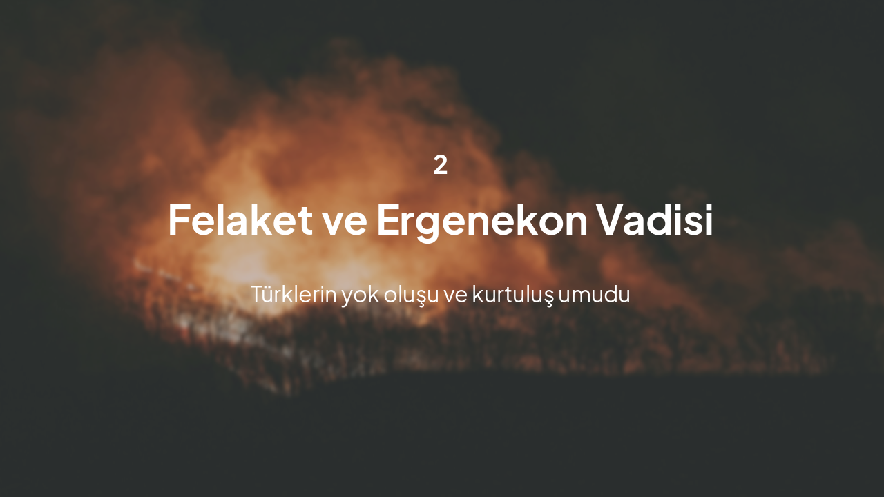 Slide 5 - Felaket ve Ergenekon