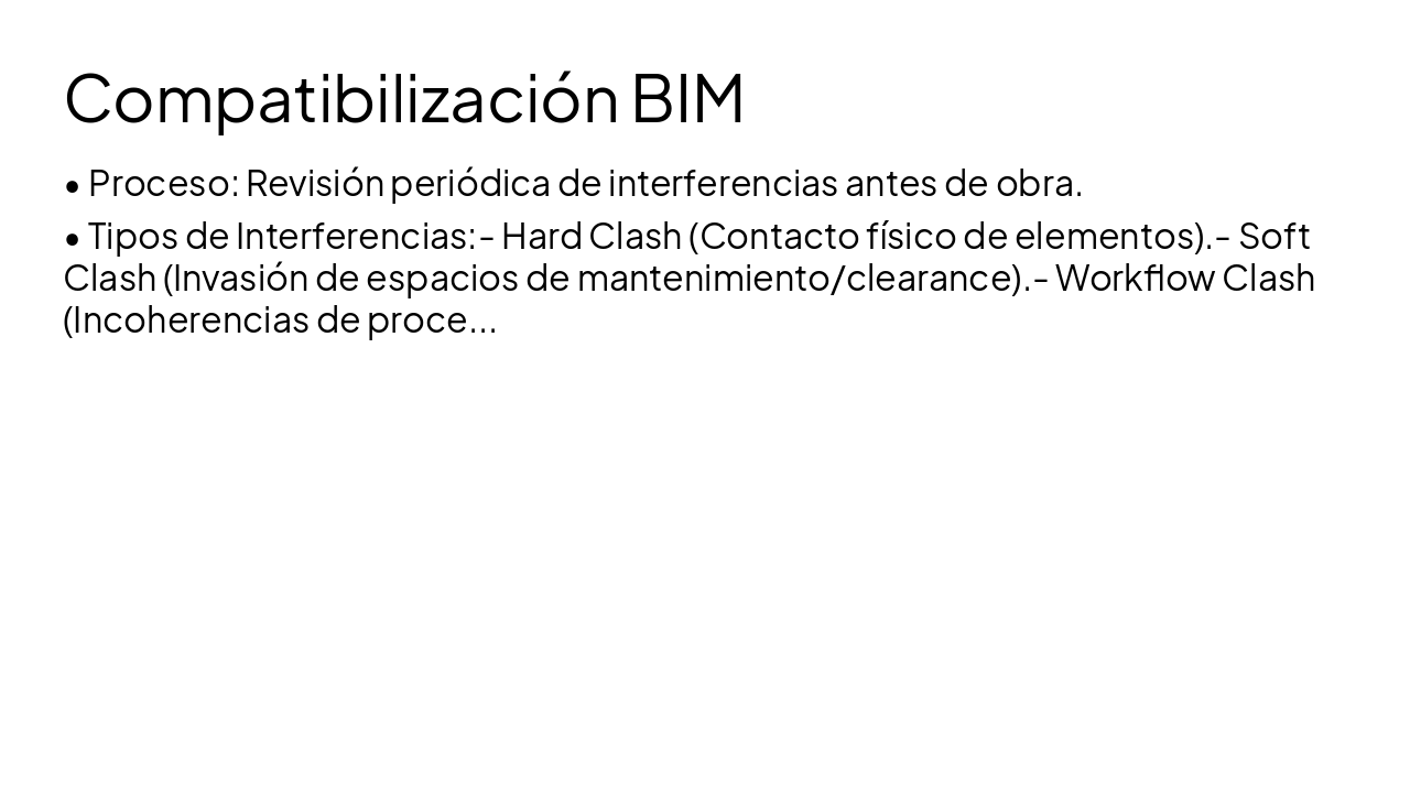 Slide 10 - Compatibilización BIM