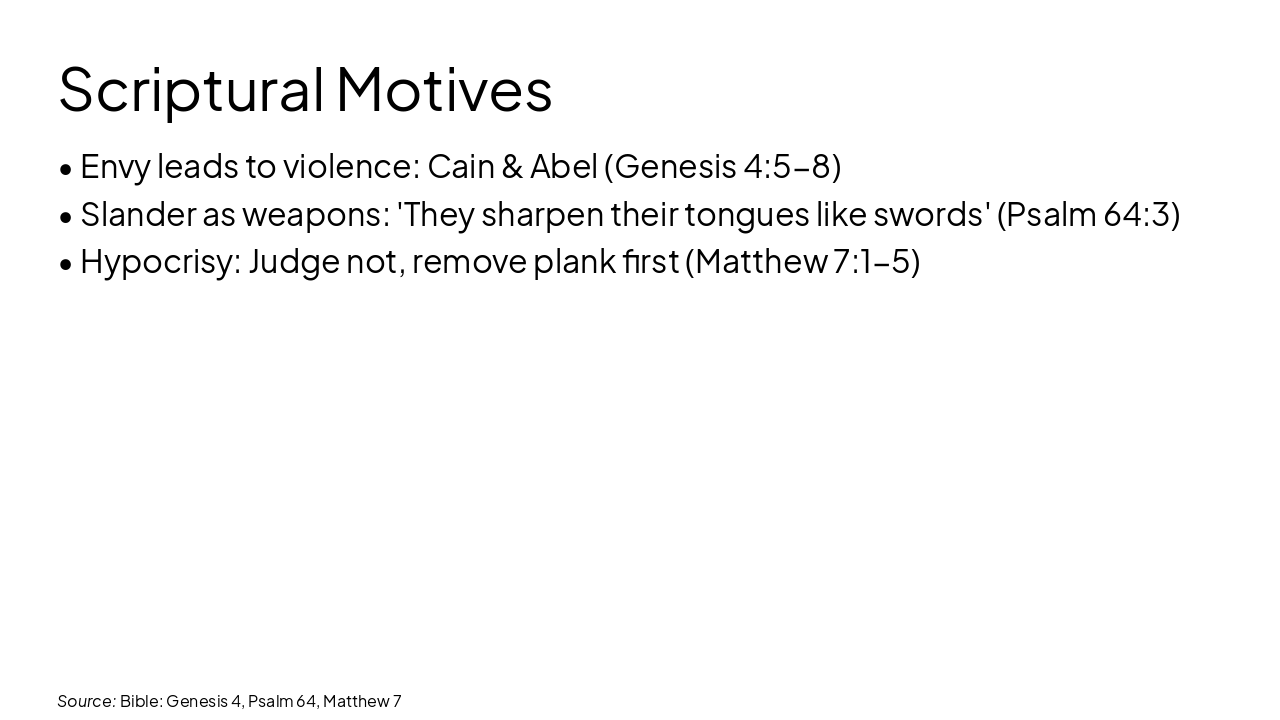Slide 8 - Scriptural Motives