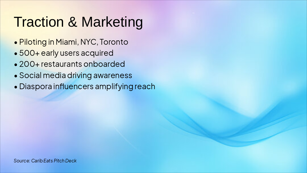 Slide 7 - Traction & Marketing