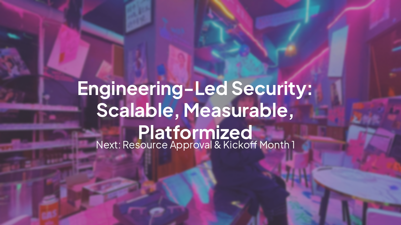 Slide 17 - Building Security as a Scalable Platform