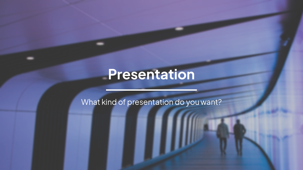 Presentation: Choose Your Style