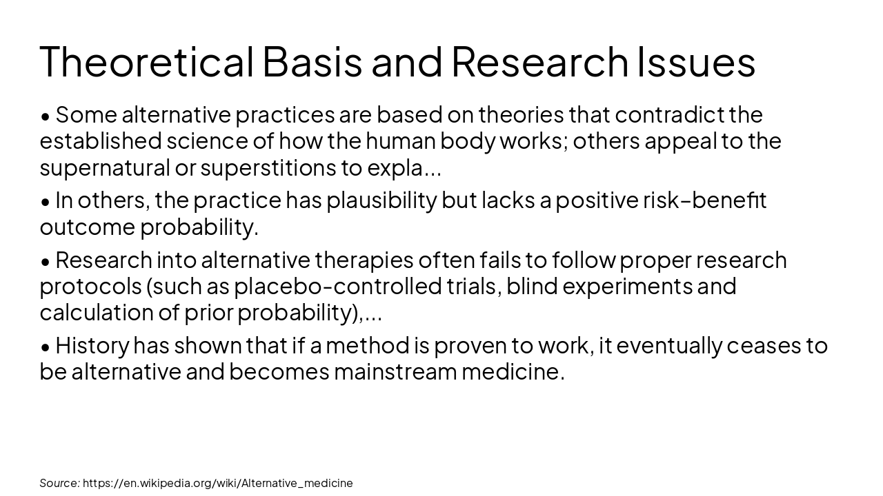 Slide 6 - Theoretical Basis and Research Issues