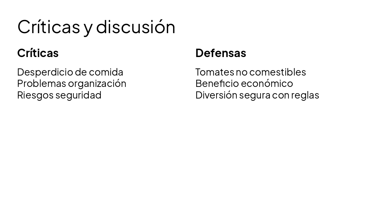 Slide 9 - Críticas y discusión