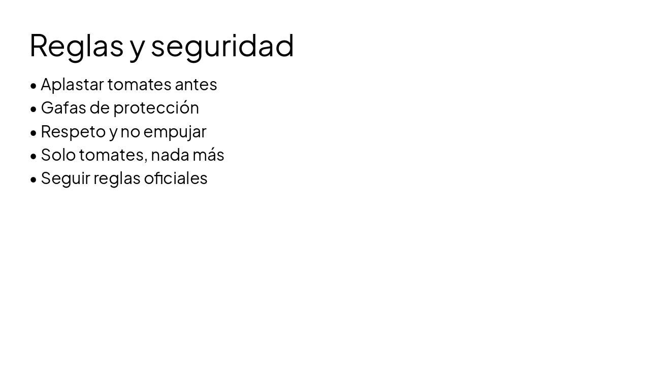 Slide 6 - Reglas y seguridad