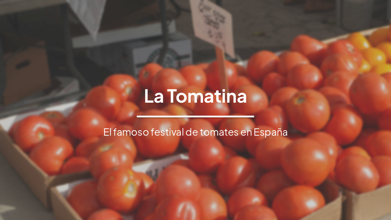 Slide 1 - La Tomatina