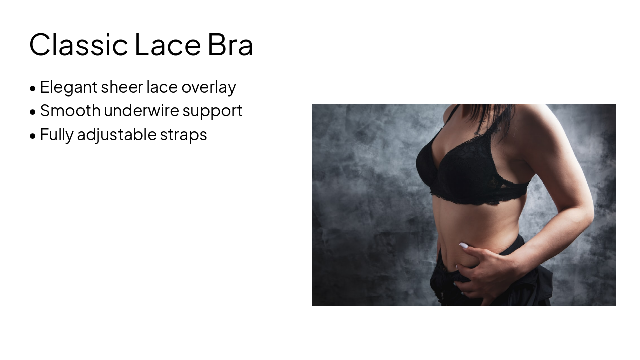 Slide 3 - Classic Lace Bra