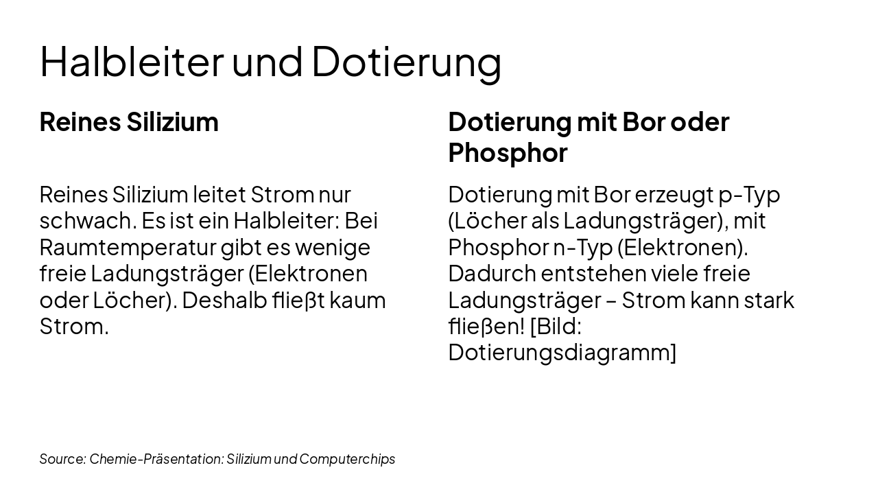 Slide 4 - Halbleiter und Dotierung