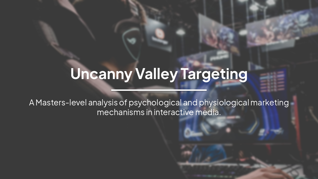 Slide 1 - Uncanny Valley Targeting