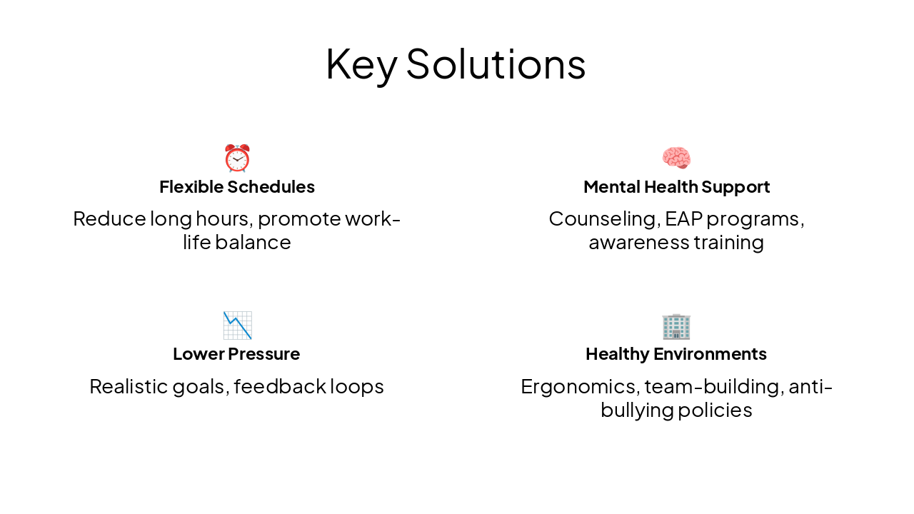 Slide 11 - Key Solutions