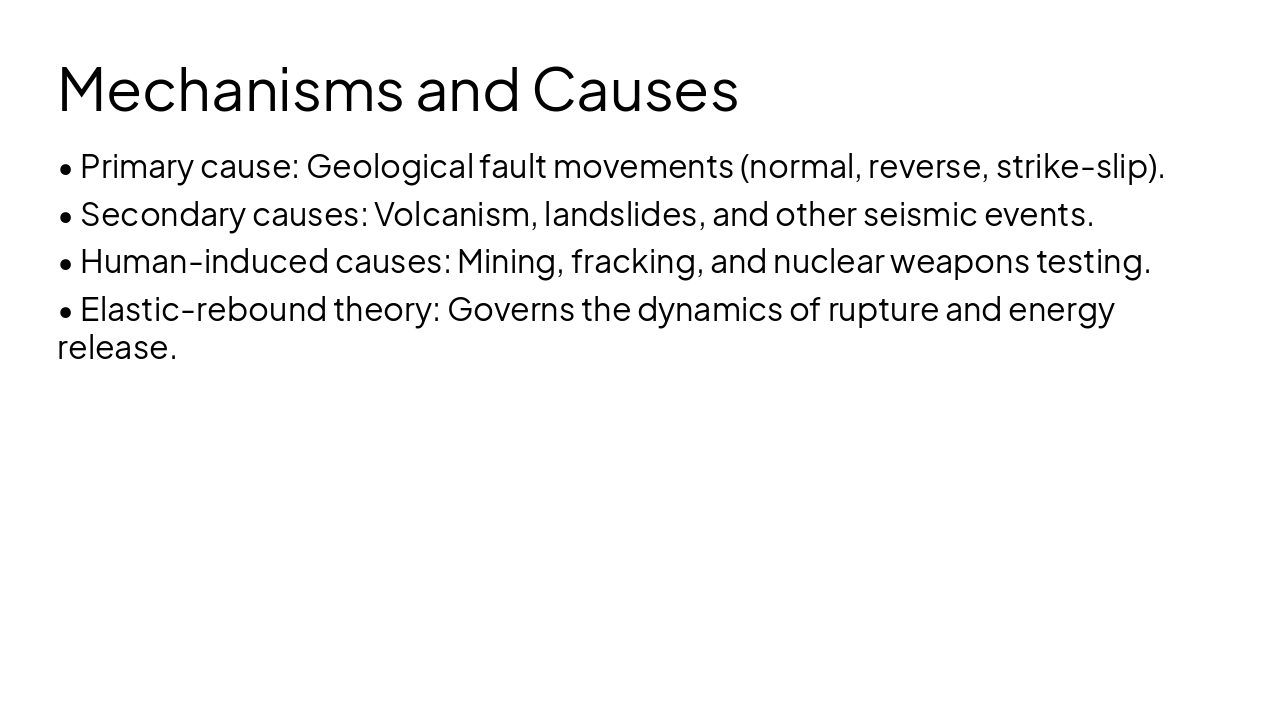 Slide 4 - Mechanisms and Causes