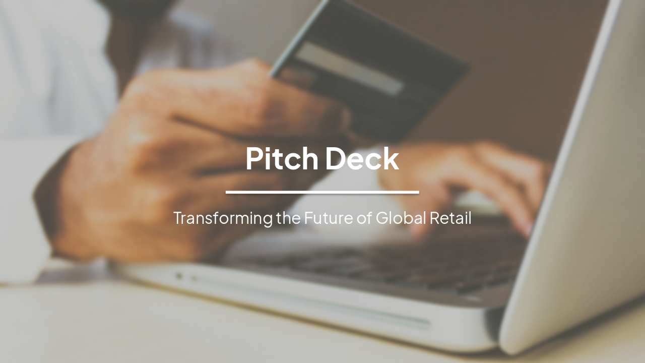 Slide 1 - Pitch Deck