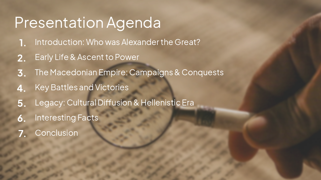 Slide 2 - Presentation Agenda