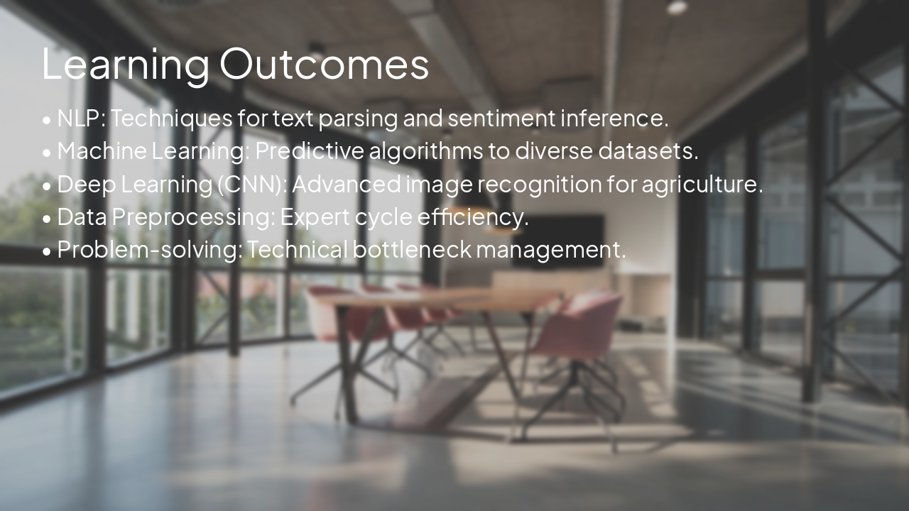 Slide 19 - Learning Outcomes