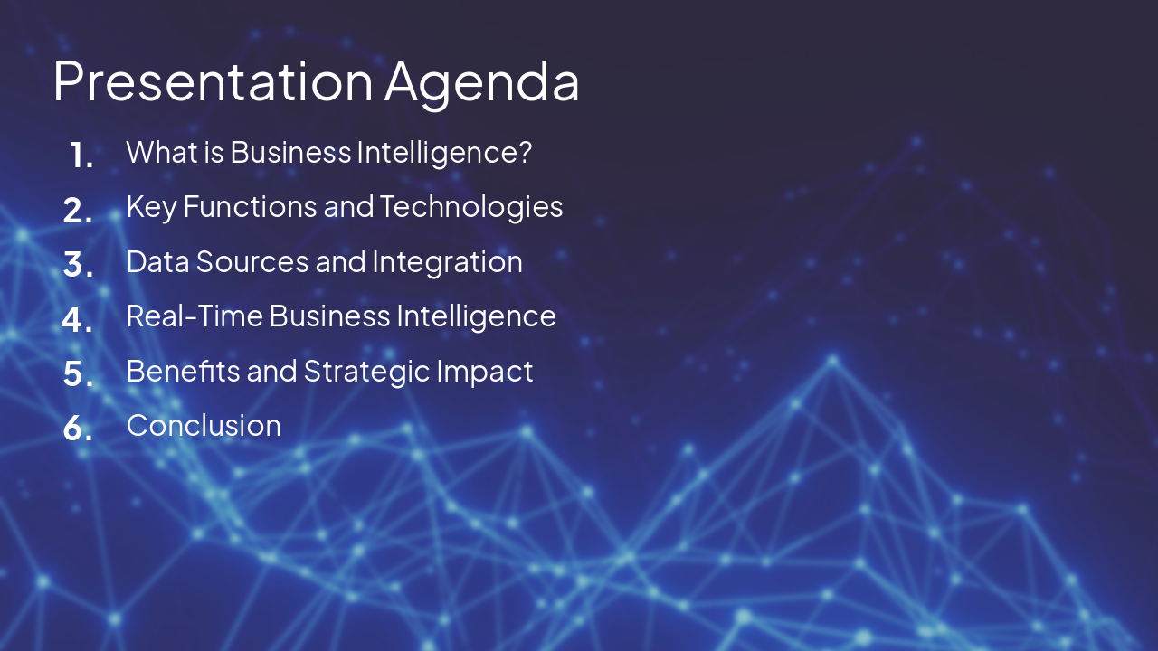 Slide 2 - Presentation Agenda