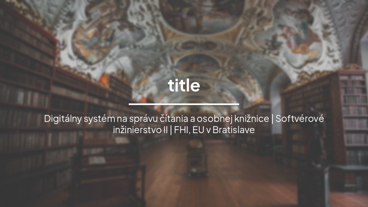 Slide 1 - title