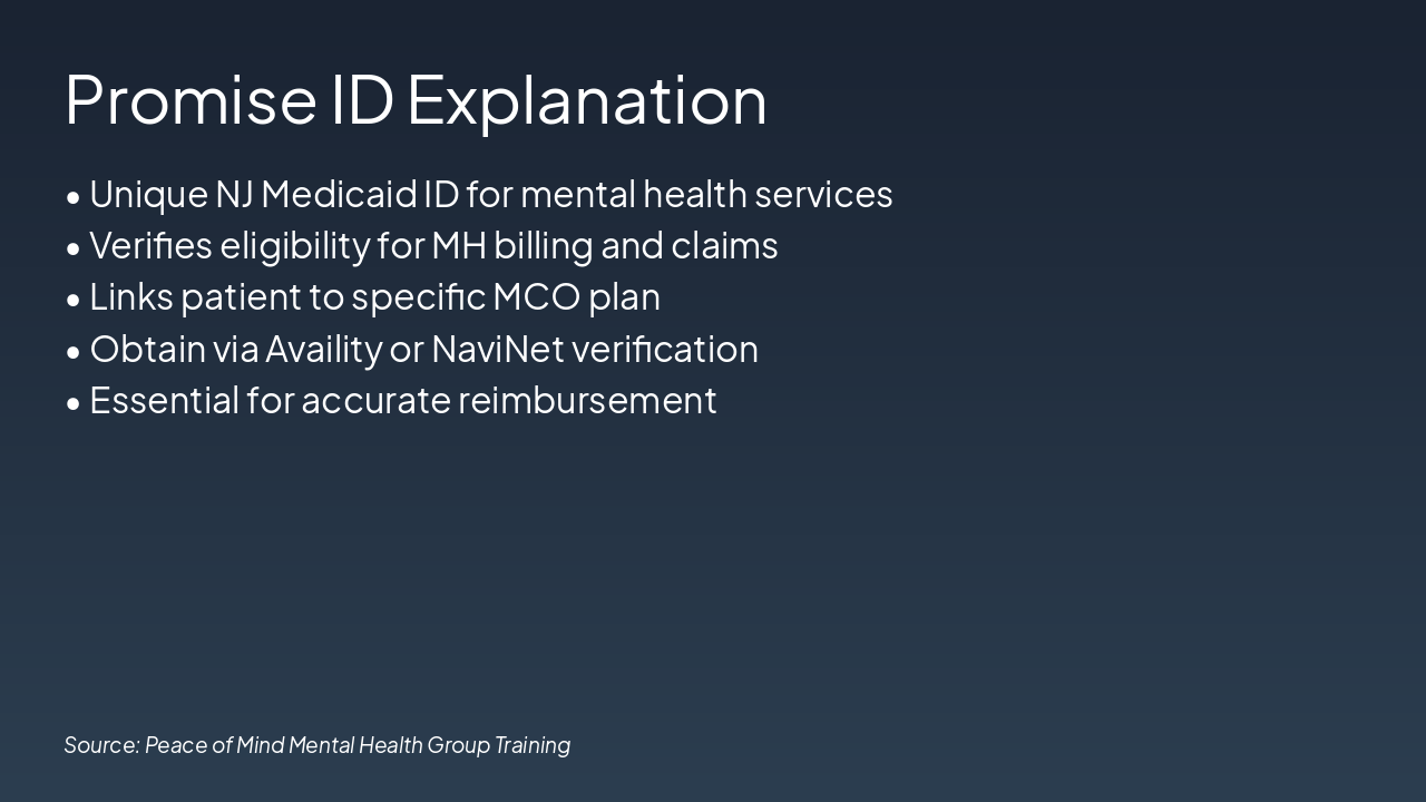 Slide 11 - Promise ID Explanation