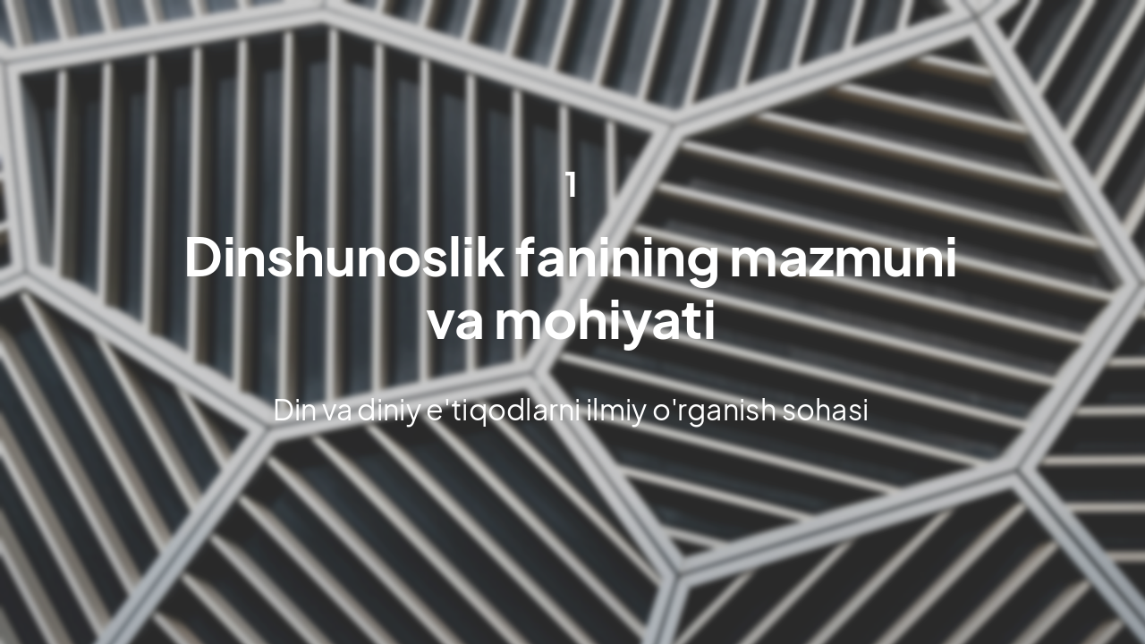 Slide 3 - 1-bo'lim