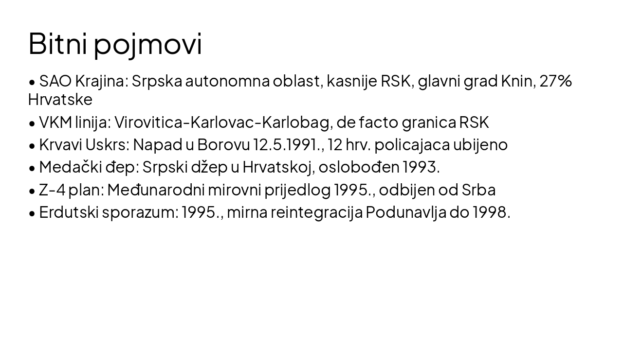 Slide 12 - Bitni pojmovi