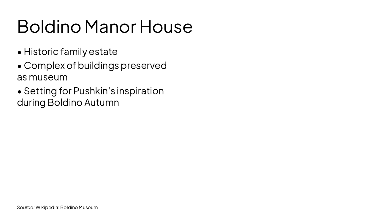 Slide 7 - Boldino Manor House