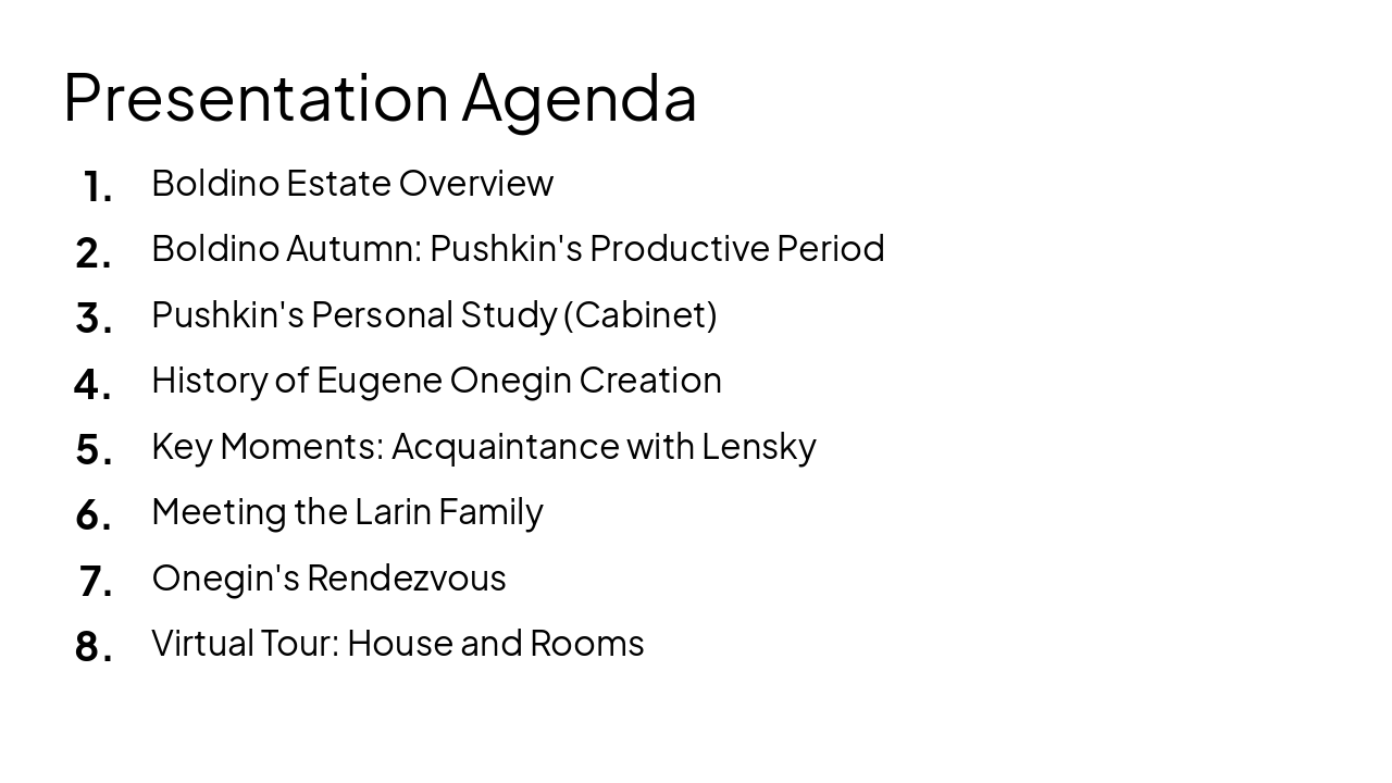 Slide 2 - Presentation Agenda