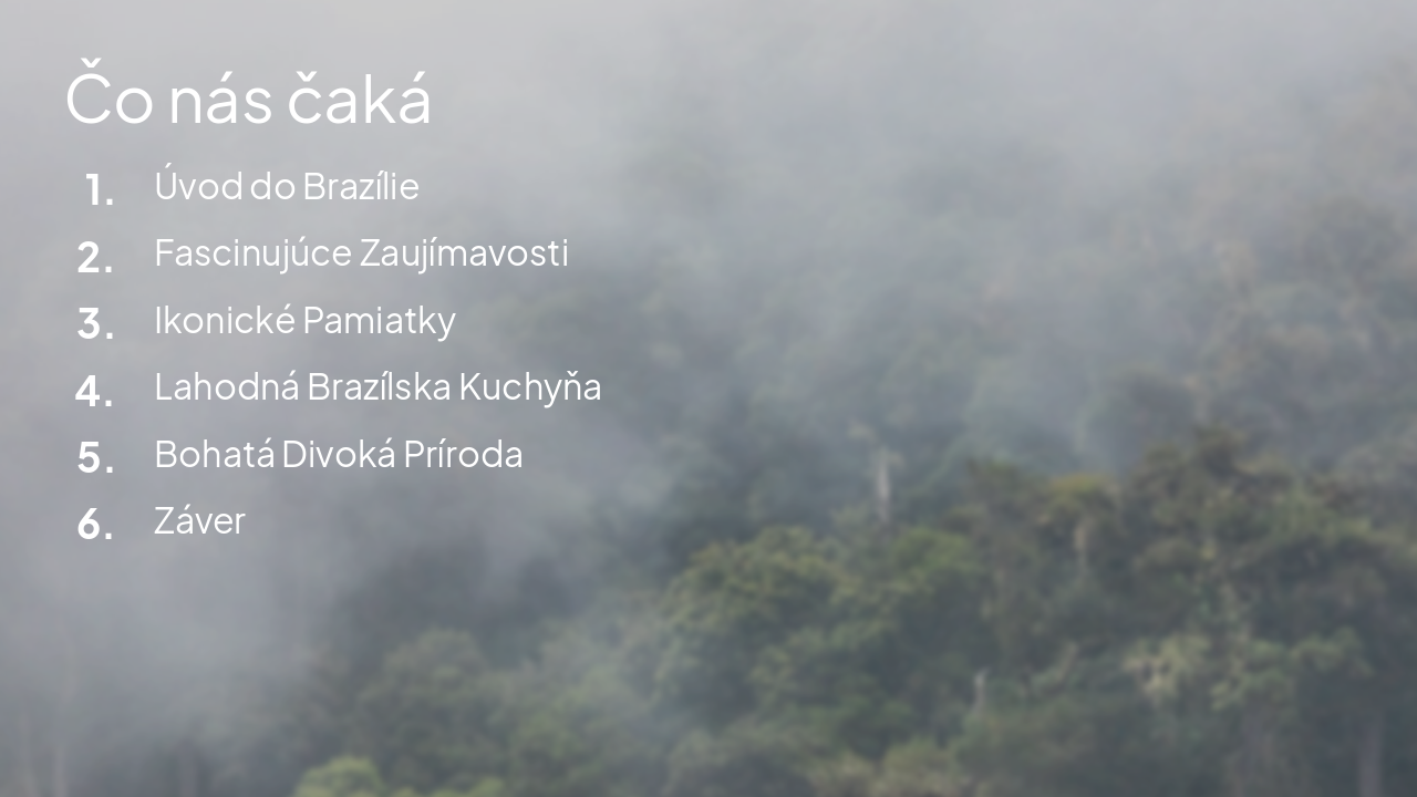 Slide 2 - Čo nás čaká