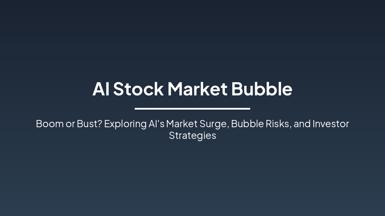 AI Stock Bubble: Boom or Bust?
