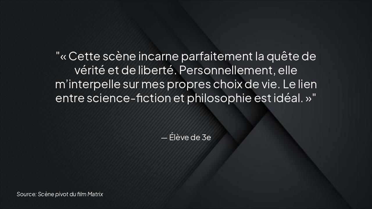 Slide 8 - Justification du choix
