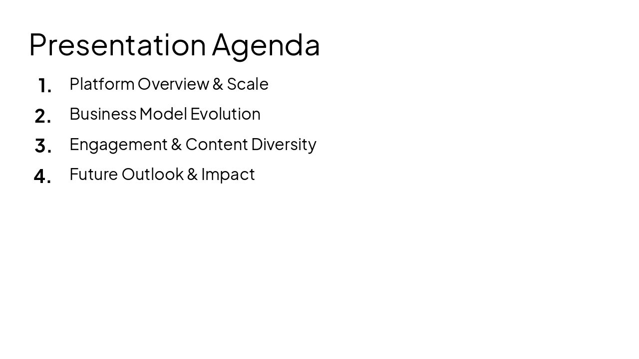 Slide 2 - Presentation Agenda