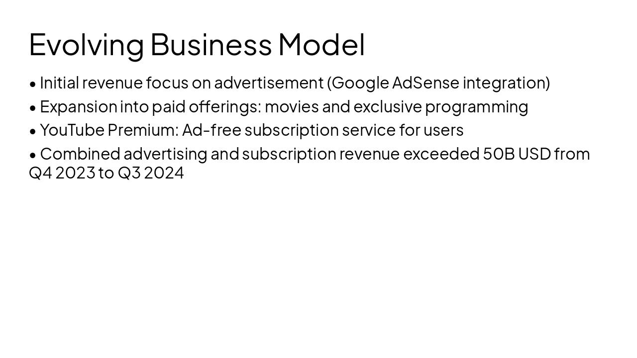 Slide 7 - Evolving Business Model
