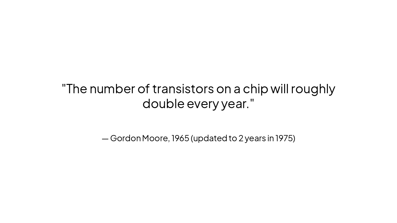 Slide 9 - Moore's Law