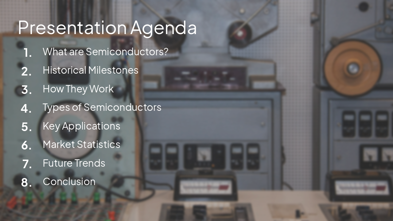 Slide 2 - Presentation Agenda