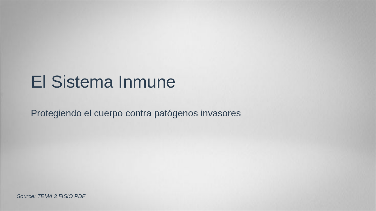 El Sistema Inmune: Conceptos y Funcionamiento