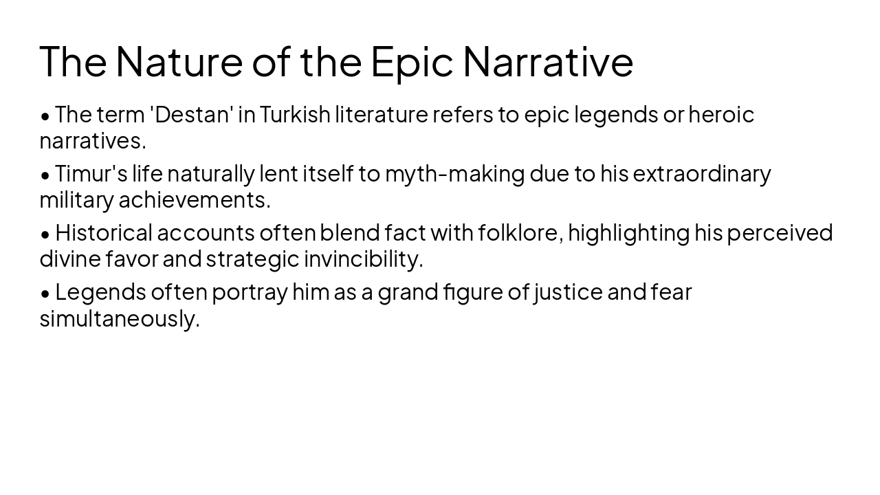 Slide 7 - The Nature of the Epic Narrative