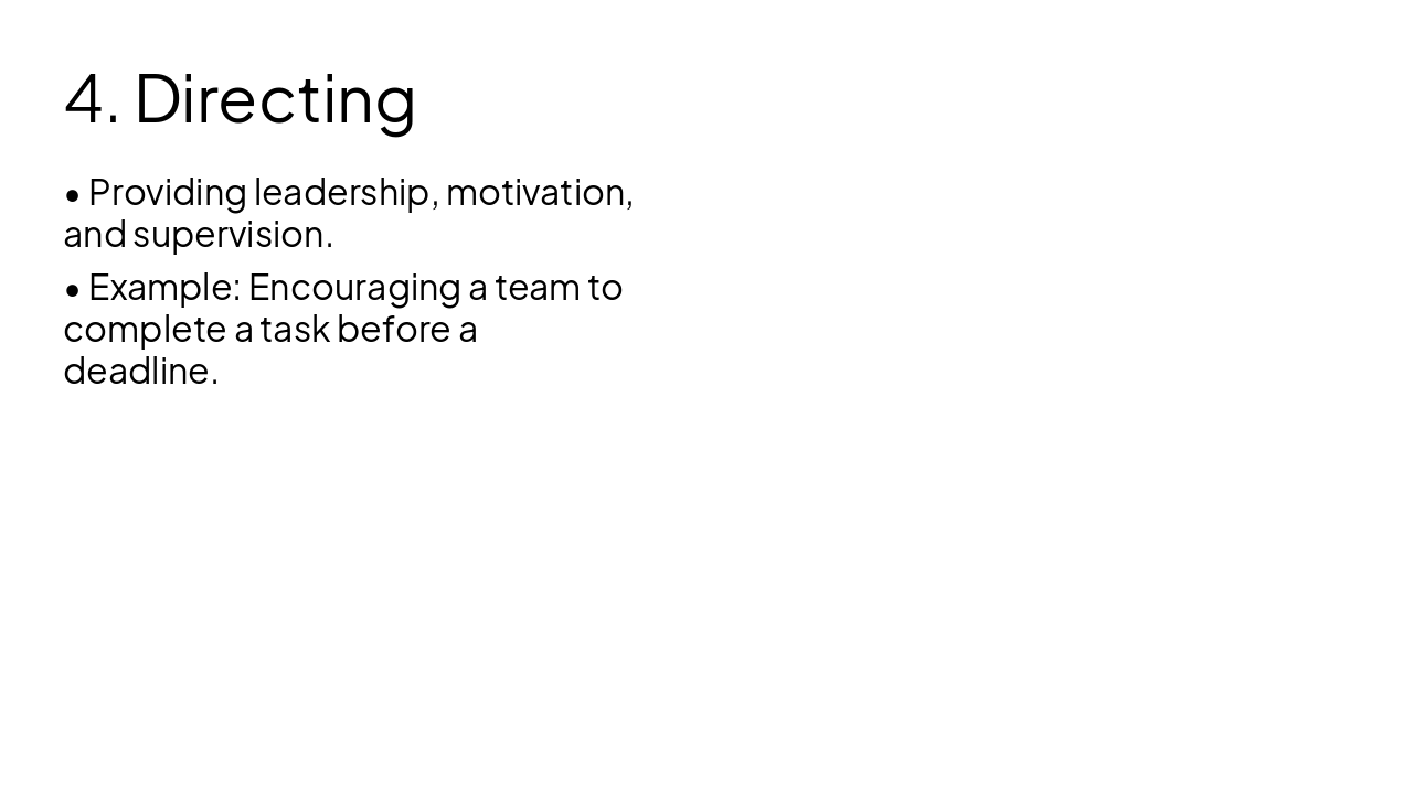 Slide 14 - 4. Directing