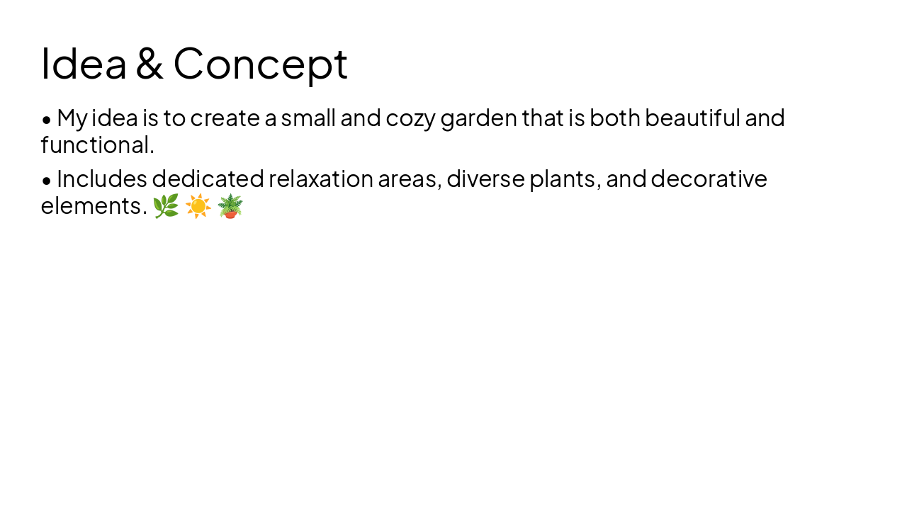 Slide 2 - Idea & Concept