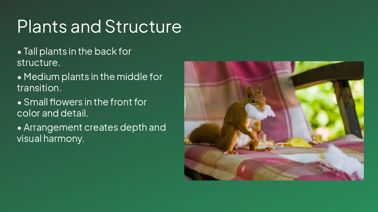 Slide 5 - Plants and Structure